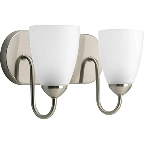 Progress Lighting P2707-09 Gather Bath & Vanity, 1 Pack, Brushed Nickel - Image 1