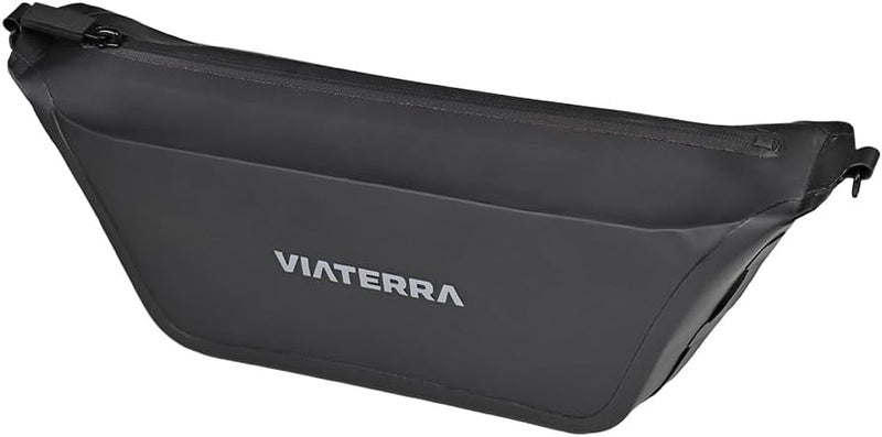 ViaTerra حقيبة مقود دراجة نارية مقاومة للماء ViaTerra سعة 2 لتر - حقيبة مقود عالمية للدراجات النارية - Image 1