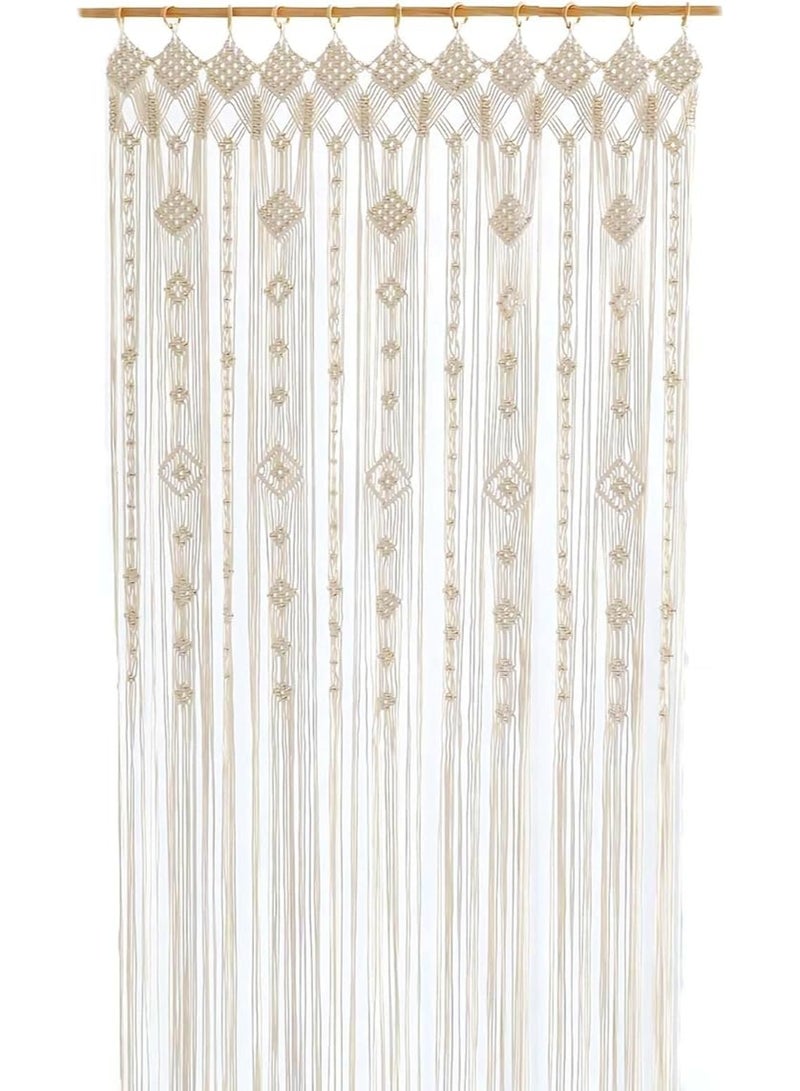 انتيكيانو مكرميه معلقه علي الحائط مصنوعه يدويا بتصميم بوهيمي لتزيين غرفة المعيشه والمنزل - Image 5