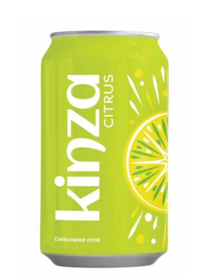 Kinza Citrus Soft Drink, 300 ml – Pack of 3 | Refreshing Carbonated Citrus Beverage | Crisp Lemon & Lime Flavor - Image 1