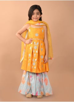 LILPICKS Embellished Kurta Sharara Set  - Image 4