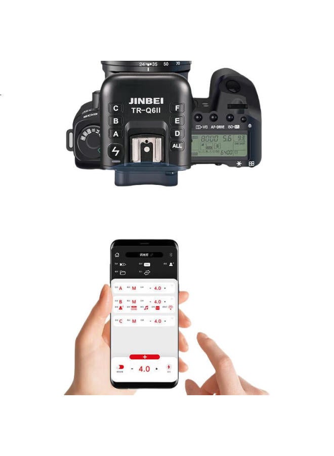 Jinbei Jinbei Universal Composite Hot Shoe Ttl High-Speed Flash Trigger Tr-Q6Ii Generation 2, Photography Light Studio Flash Synchronization Trigger, Tr-Q6Ii (Sony Version) - Image 1