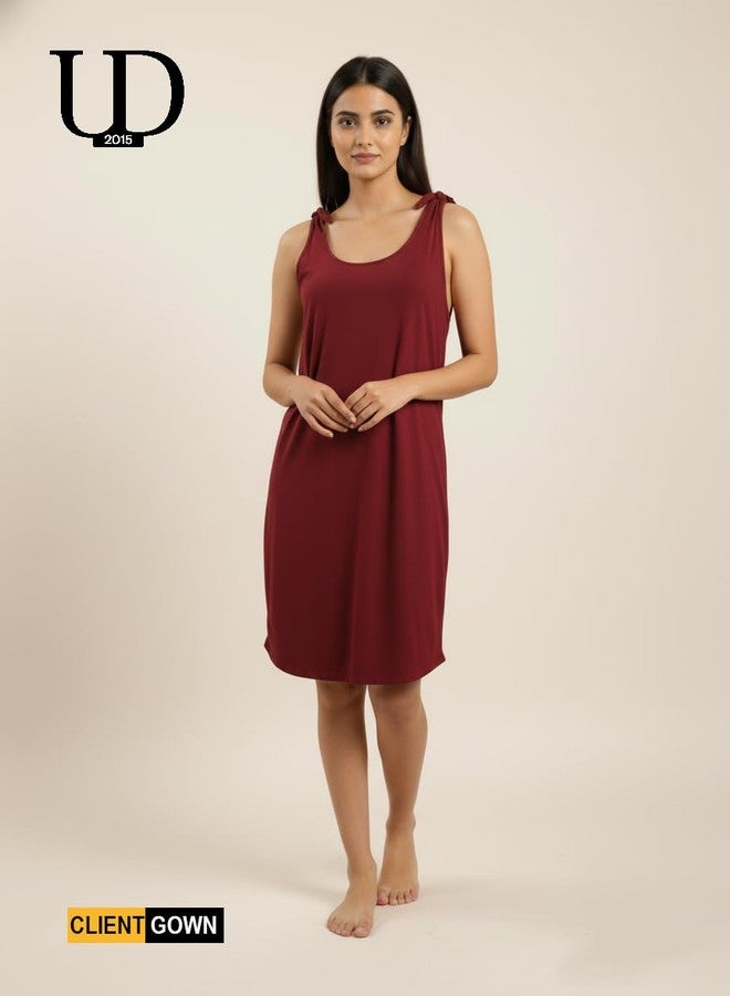 UD Salon Facial Gown for Women | Reusable Soft Fabric Spa & Beauty Gown with Shoulder Tie Straps | Comfortable Free-Size Apron for Salon, Spa & Home Use - Image 4