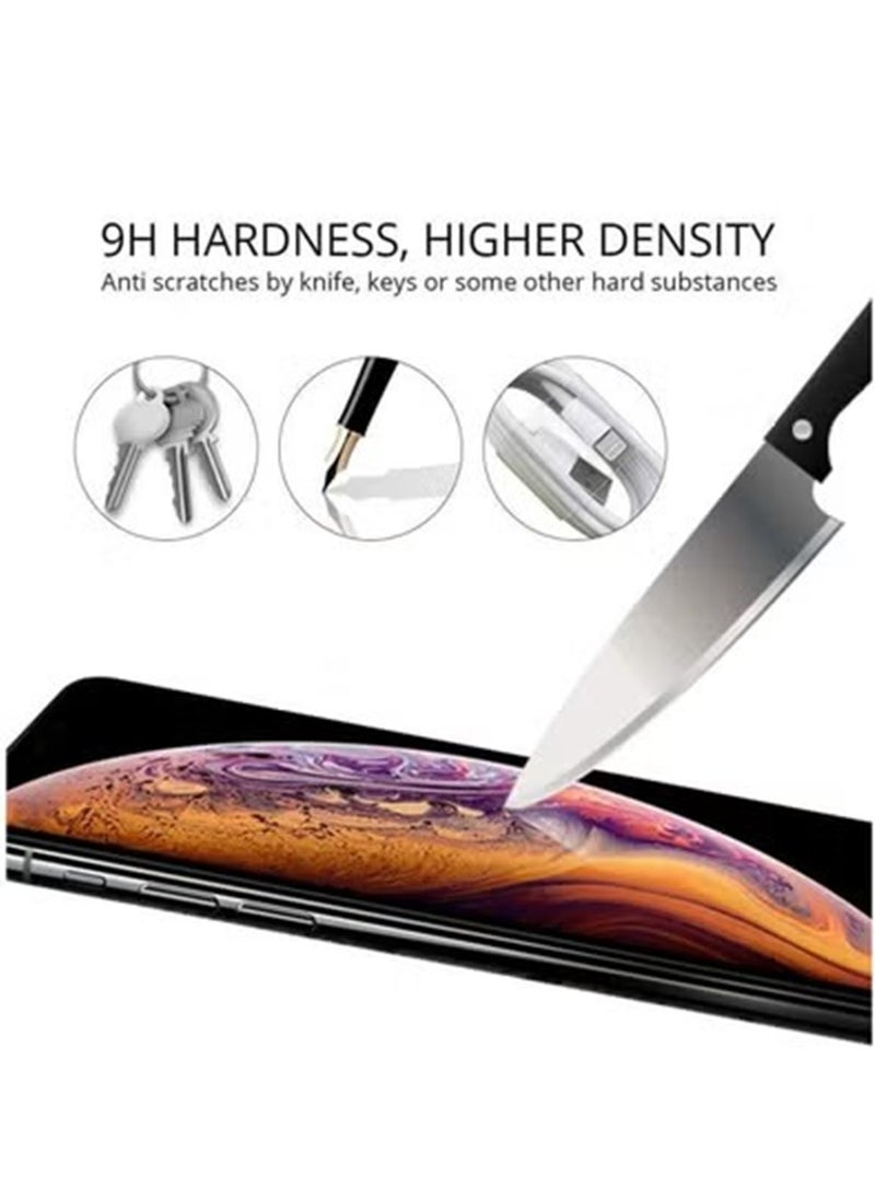 【1+1+1 Sets】for Realme C63/ Realme Note 60 Case & Screen Protector & Magnetic Ring Holder Frosted Pudding Material TPU Cover with Tempered Glass Screen Protector,Ring Holder Suitable for Car Magnetic Attraction
