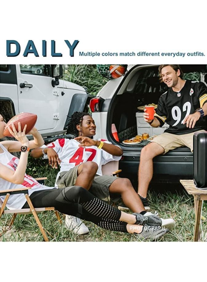 4 Pack Sport New Silicone Band Compatible with Apple Watch Ultra Ocean 42/44/45/49mm Strap for iWatch Series Ultra 8 7 6 5 SE - Image 4