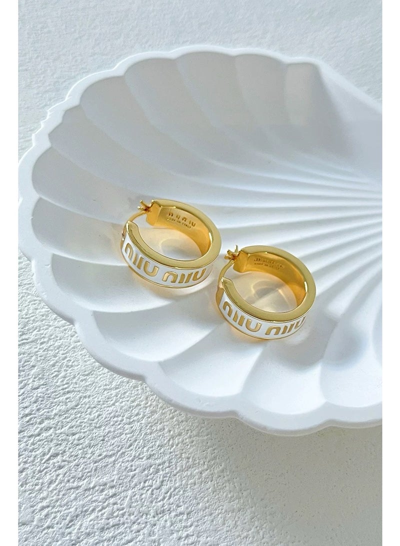 ميو أقراط MIU MIU Enamel  - Image 4