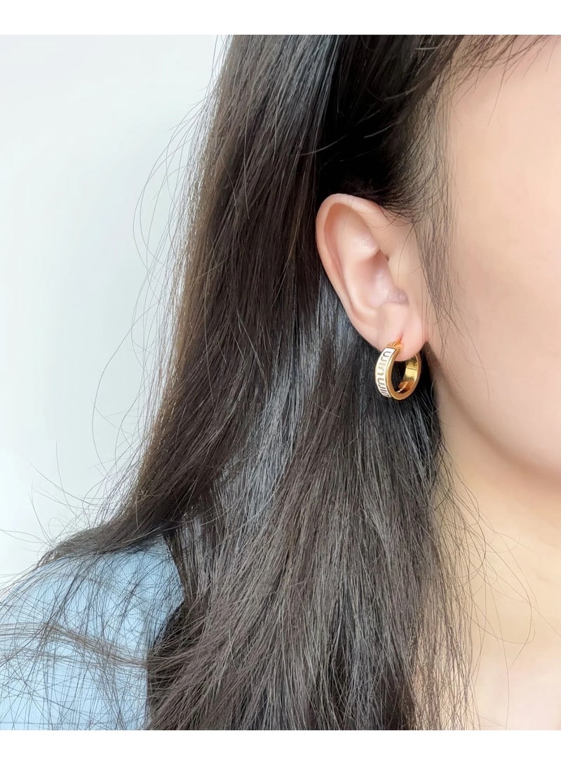 ميو أقراط MIU MIU Enamel  - Image 3