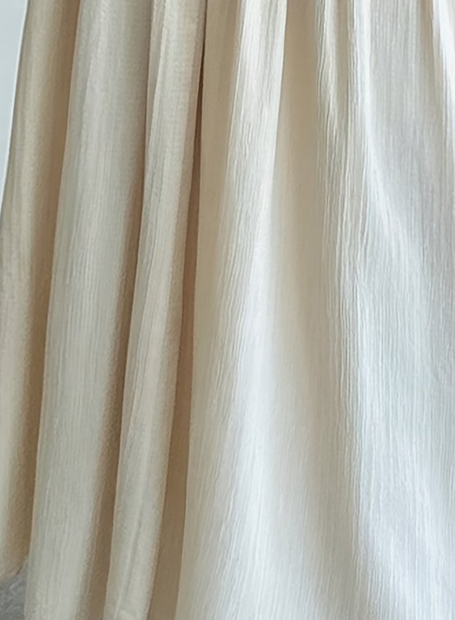 Take Two White Mid Rise A-Line Maxi Skirt - Image 4
