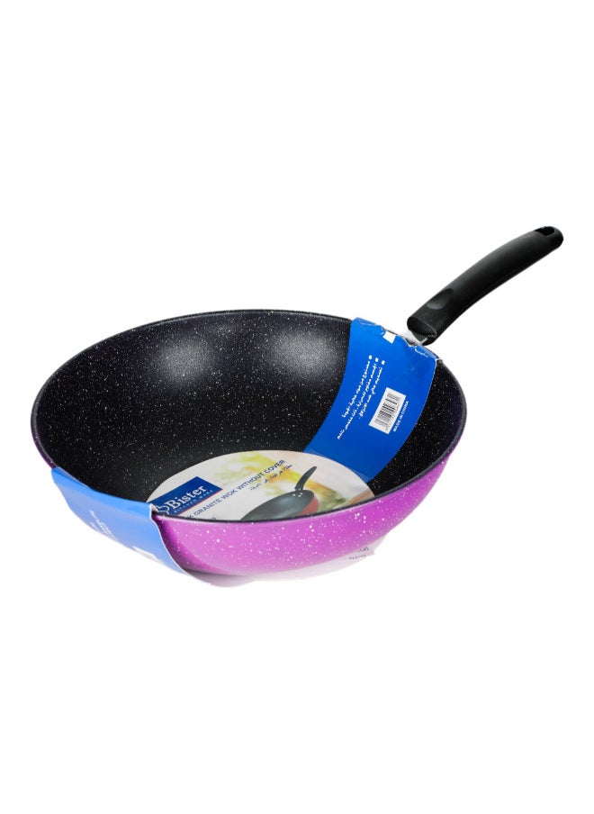 Bister Non-Stick Granite Wok Pan With Long Backlite Handle  36Cm Black/Purple - pzsku/Z1ED28BC9BB213E4AFC0CZ/45/_/1698150492/4be95632-1a86-4524-89b0-0d0db88c09cf