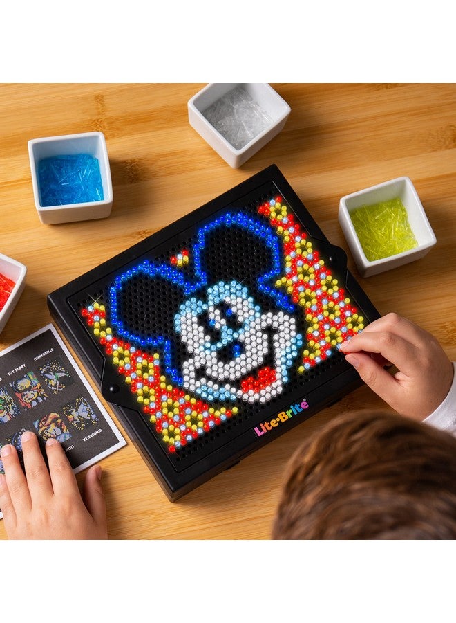 لايت برايت سوبر برايت اتش دي، إصدار ديزني - شاشة مضيئة إبداعية ريترو - لعبة تعليمية للأطفال، تعزز الإبداع، هدية للأولاد والبنات من سن 6 سنوات فما فوق - Image 5