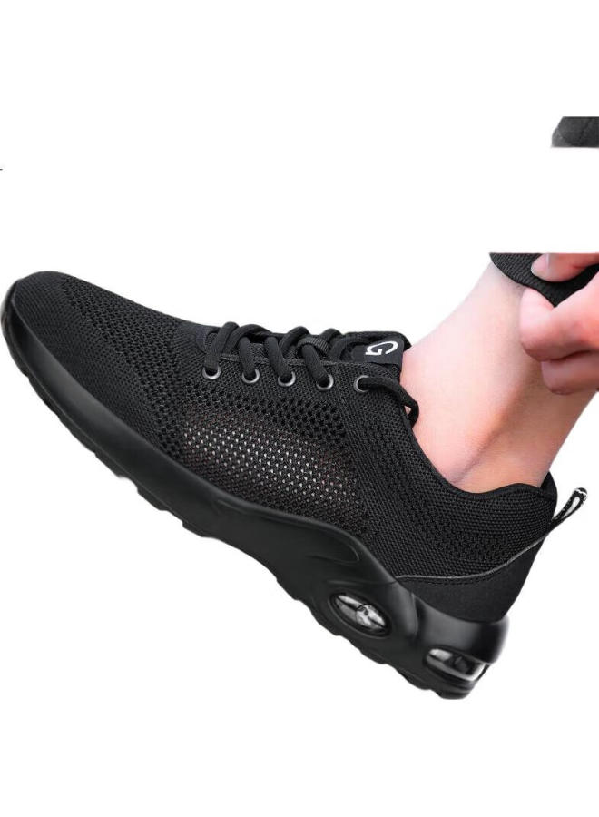 Jingtu Men'S Summer Breathable Steel Toe Cap Anti-Smashing Anti-Piercing Lightweight Safety Work Shoes Size 42 - Image 3