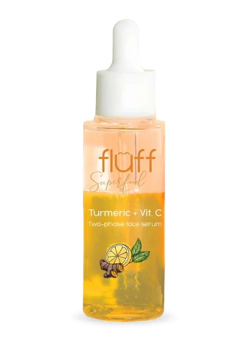 Fluff Two-phase Face Serum - Turmeric and vitamin C Booster  - Image 1