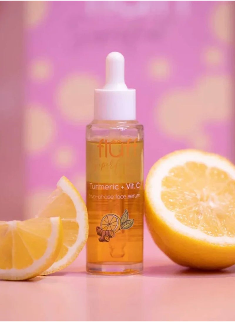 Fluff Two-phase Face Serum - Turmeric and vitamin C Booster  - Image 2