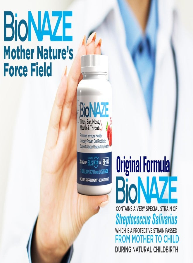 BioNaze Oral Probiotic BLIS K12 & BL-04 for Sinus, Tonsil Stones, Bad Breath, Post Nasal Drip, Throat, Mouth, Teeth & Gut - Improve Oral & Respiratory Health. Clinically Proven Probiotic Strains 30 ct - Image 5