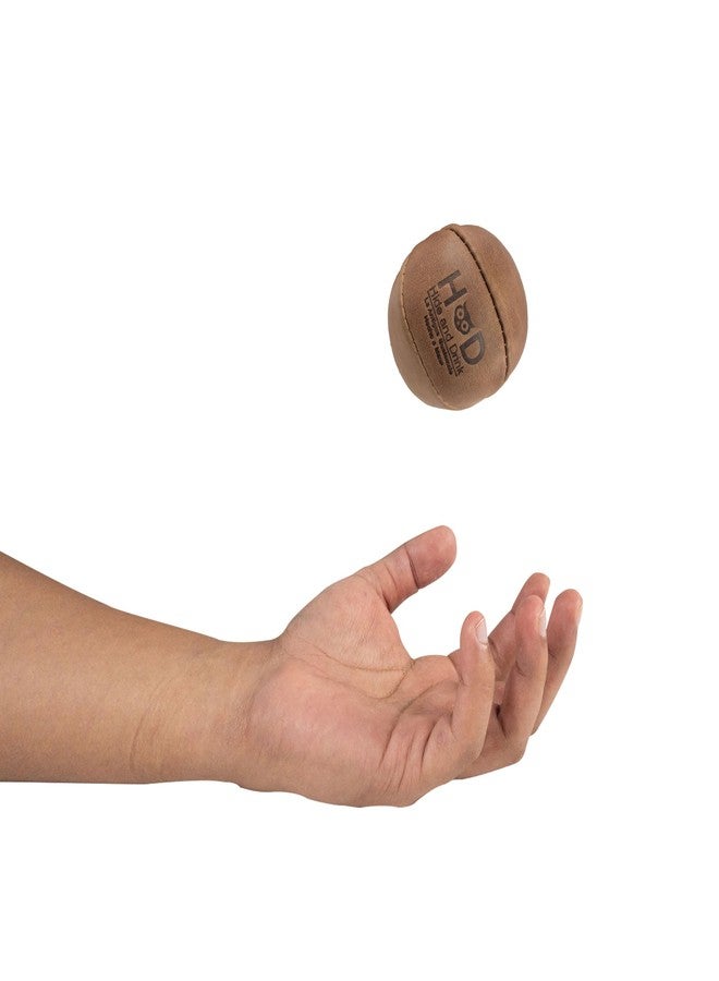 Hide & Drink, Stress Ball, Relieve Fidgeting and Anxiety, Exercise Hand, Squishy Tension Accessory, Great for the Office, Classic Style, Full Grain Leather, Handmade, Single Malt Mahogany - Image 4