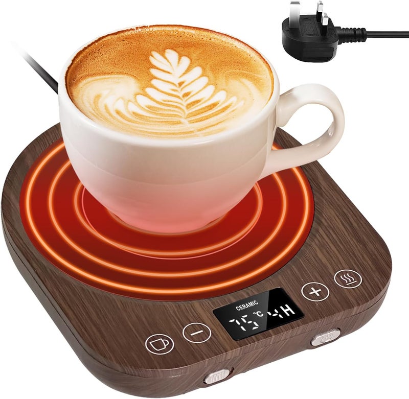 CEROBEAR Coffee Mug Warmer for Desk Cup Warmer for Home Office with Gravity Sensor 9 Temperature Setting(55-85℃) & 9 Hours Auto-on/Off Function for Heating Teapot Plate Coffee Tea Milk Coco Candle - Image 1