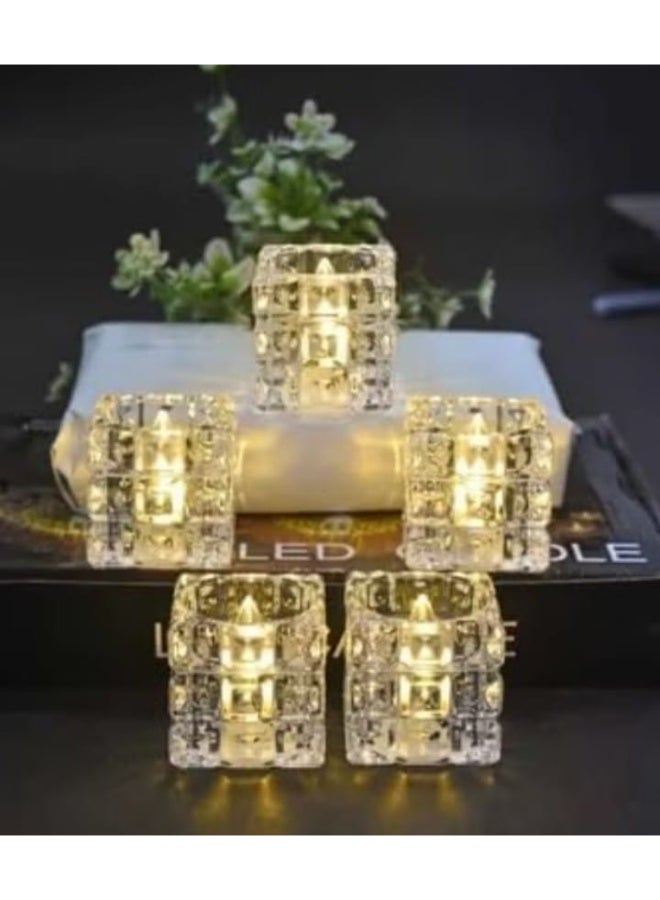 2 small LED plastic candles - Image 3