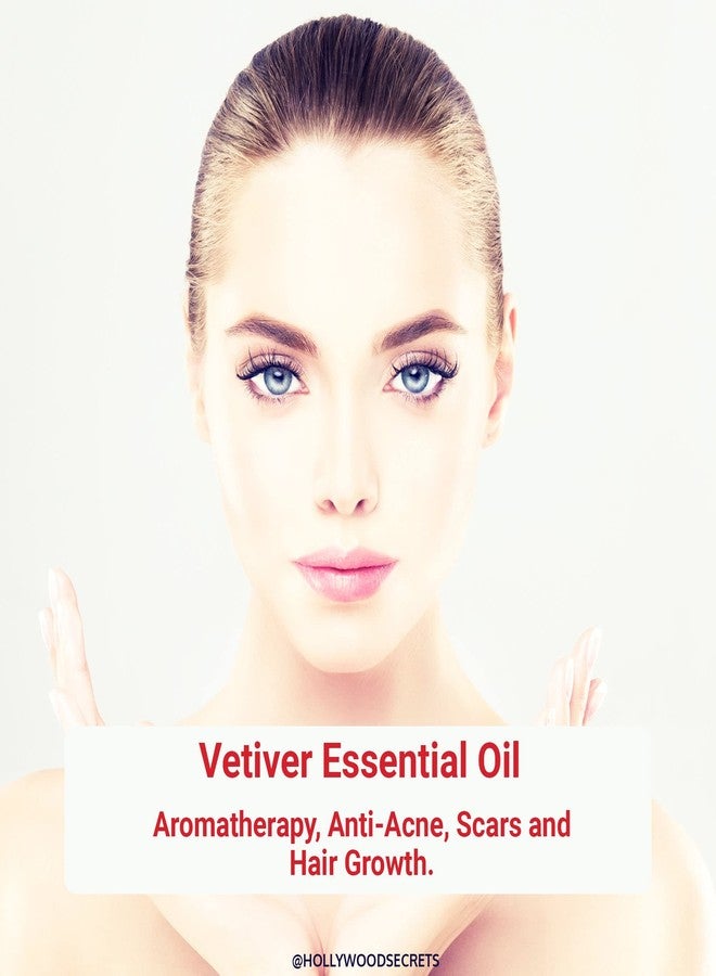 Hollywood Secrets Pure Vetiver Essential Oil Therapeutic Grade 50ml - Image 2