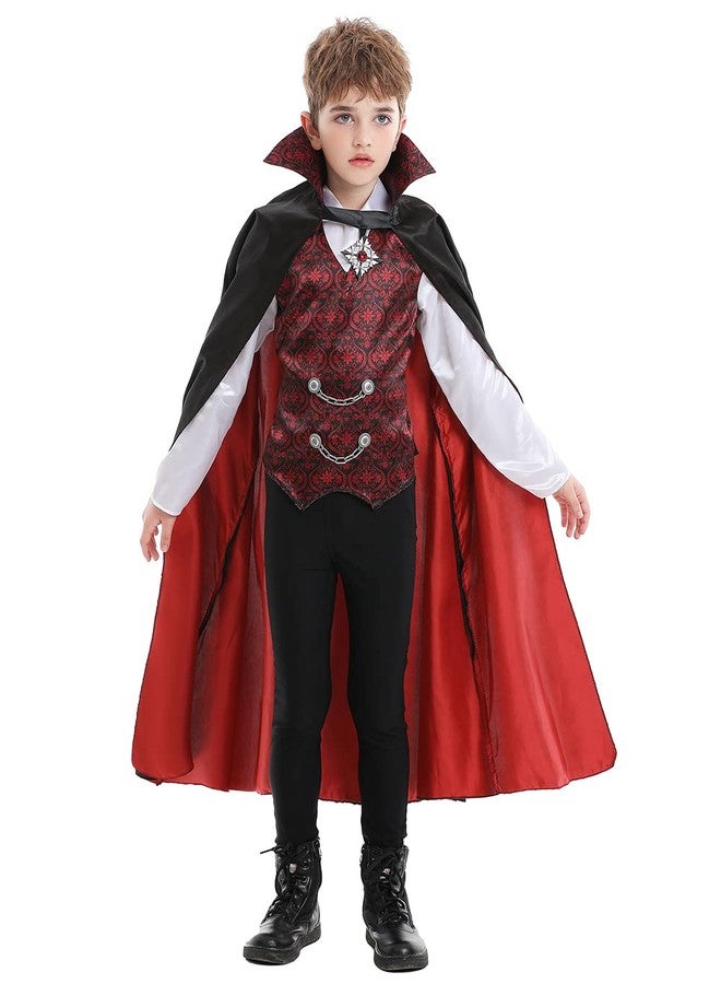 Seasons Halloween Classic Vampire Costume Includes Cape and Shirt for Child (M(8-10)) - Image 4