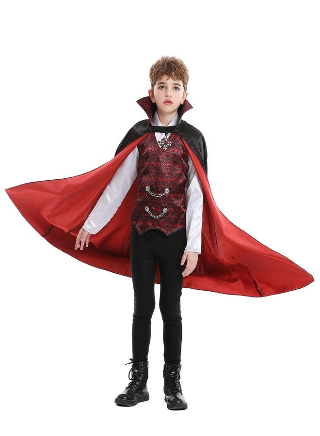Seasons Halloween Classic Vampire Costume Includes Cape and Shirt for Child (M(8-10)) - Image 3