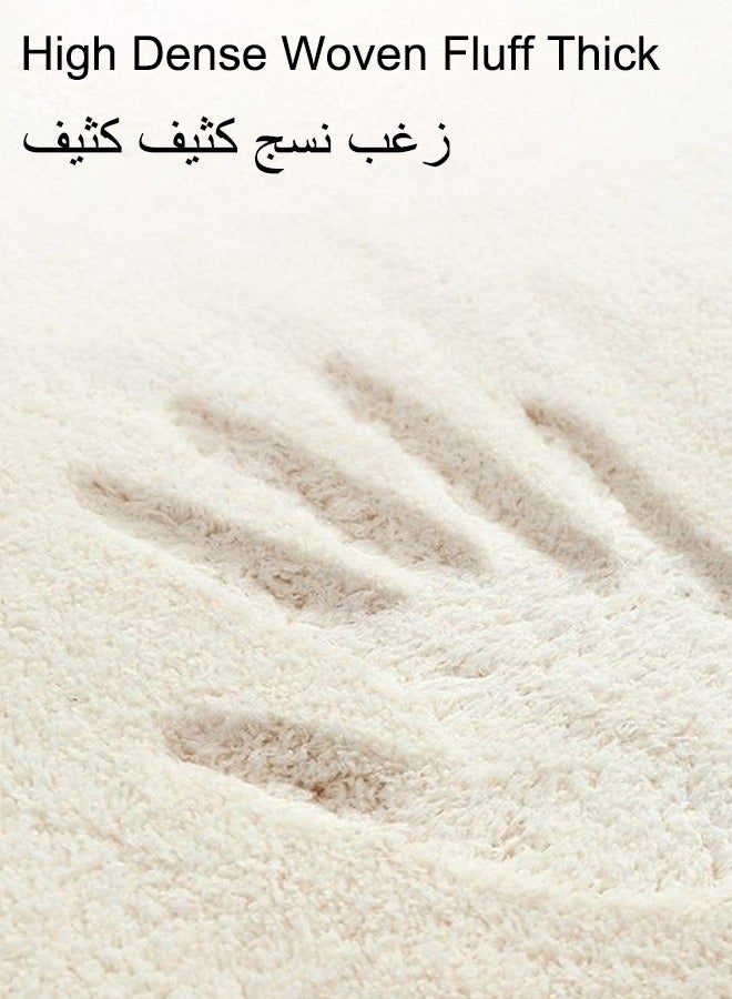 Bathroom Rug ,Non-Slip Bath Mat,Imitation Cashmere Material Bathroom Rug Mat,Flower Shaped Bath Rugs Machine Wash Dry Bath Carpet,Quick Dry Bathroom Floor Mats Suitable For Bedroom, Toilet, Bathroom Under The Door - Image 5