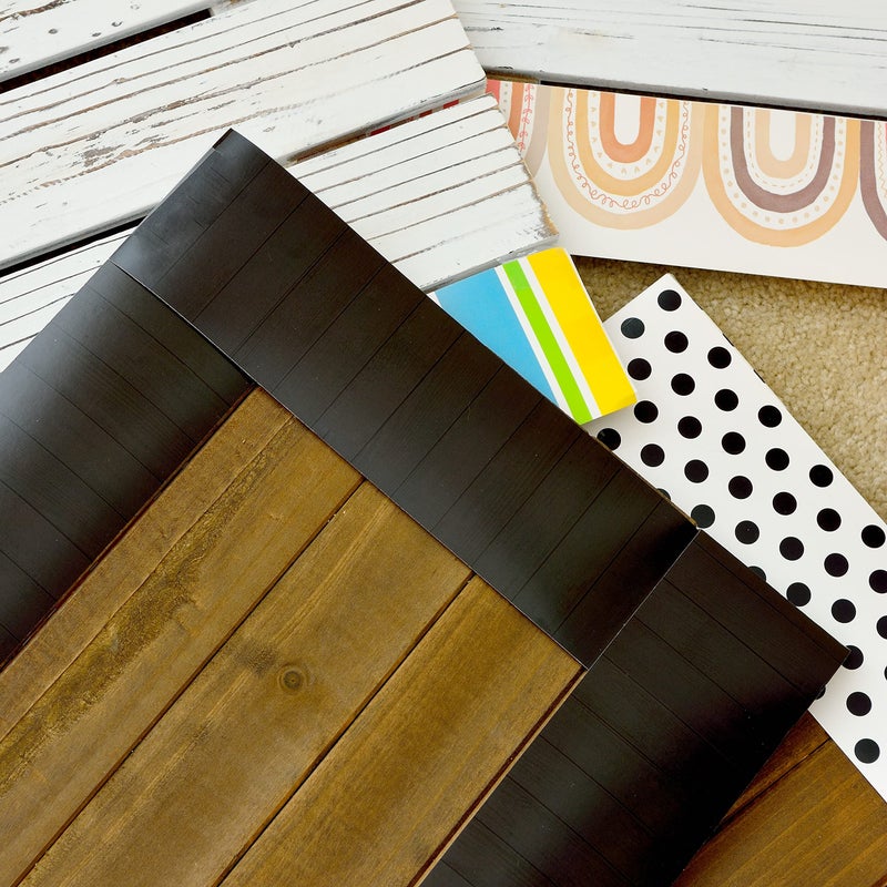 Youngever 52.5 ft Bulletin Board Borders for Classroom Decoration (Black Wood Design) - Image 3