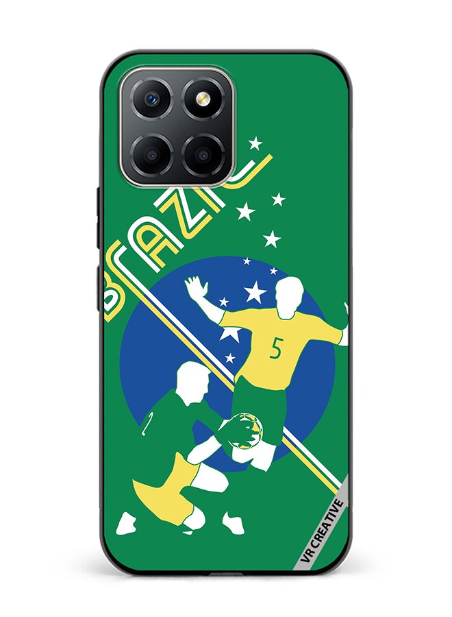 VR CREATIVE Protective Case Cover For Honor X6 Brazil Football Soccer Players Design Multicolour - Image 1