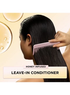 Gisou Honey Infused Leavein Conditioner A Lightweight Multitasking Hair Conditioning Spray To Hydrate Smooth Detangle And Protect Hair (5.1 Fl Oz)  - Image 3