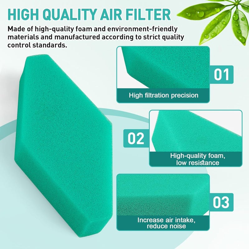 Slother 2 Pack 797301 Air Filter Replacement for B&S 5433K 111P02 114000 675-875 111000 121000 122000 124000 112000 114P02 Series Engine Lawn Mower Craftsman 247.37031 engines 4249 5433 100955ST - Image 3