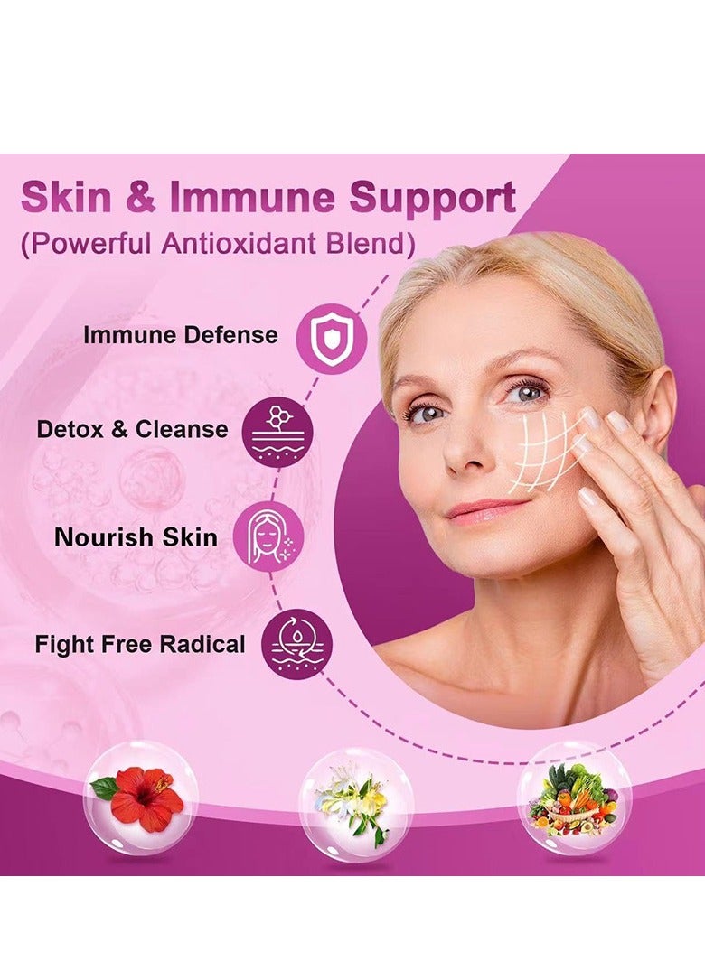 DAZZEL Women’s Probiotic, 90 Caps 100 Billion CFU 31 Strains, with Organic Prebiotics Cranberry, Shelf Stable, Delayed Release, No Soy Gluten Dairy - Image 4