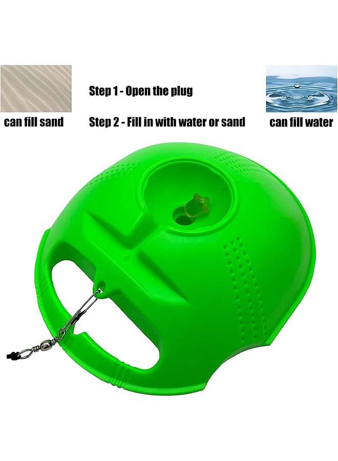 Generic Portable Tennis Rebound Ball Device, Self Training Tennis Plastic Base Training Gear, Tennis Training Equipment Kit (Green)  - Image 3