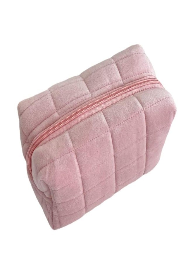 XPONNI Small Cosmetic Bag Cute Makeup Bag Y2k Accessories Aesthetic Make Up Bag Y2k Purse Cosmetic Bag for Purse (pink) - Image 1