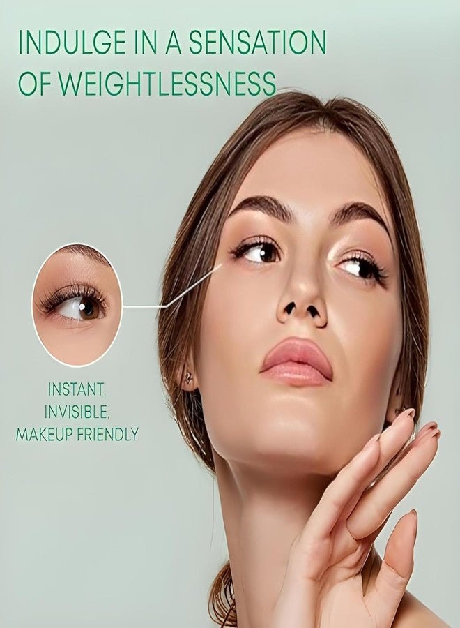 SK SOPPY Eyelid Tape, Double Eyelid Stickers, Invisible Waterproof Eyelid Shifter With Fork Rod With 300Pcs For Different Style Make Up - Image 3