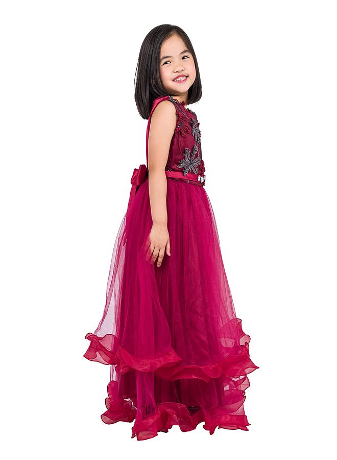 babyqlo Floral Tulle Dress - Image 3