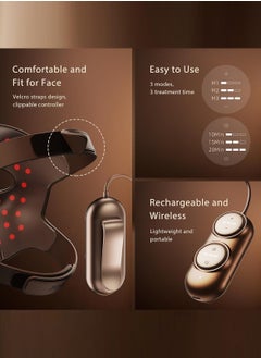 JOVS JOVS 4D Laser Light Therapy Mask, Red Light Therapy for Face with 4 Different Wavelength Adopted FPT Concentrated Technology, 3 Modes Portable Face Mask for Anti-aging,Clinically Tested and SFDA Cleared.  - Image 4
