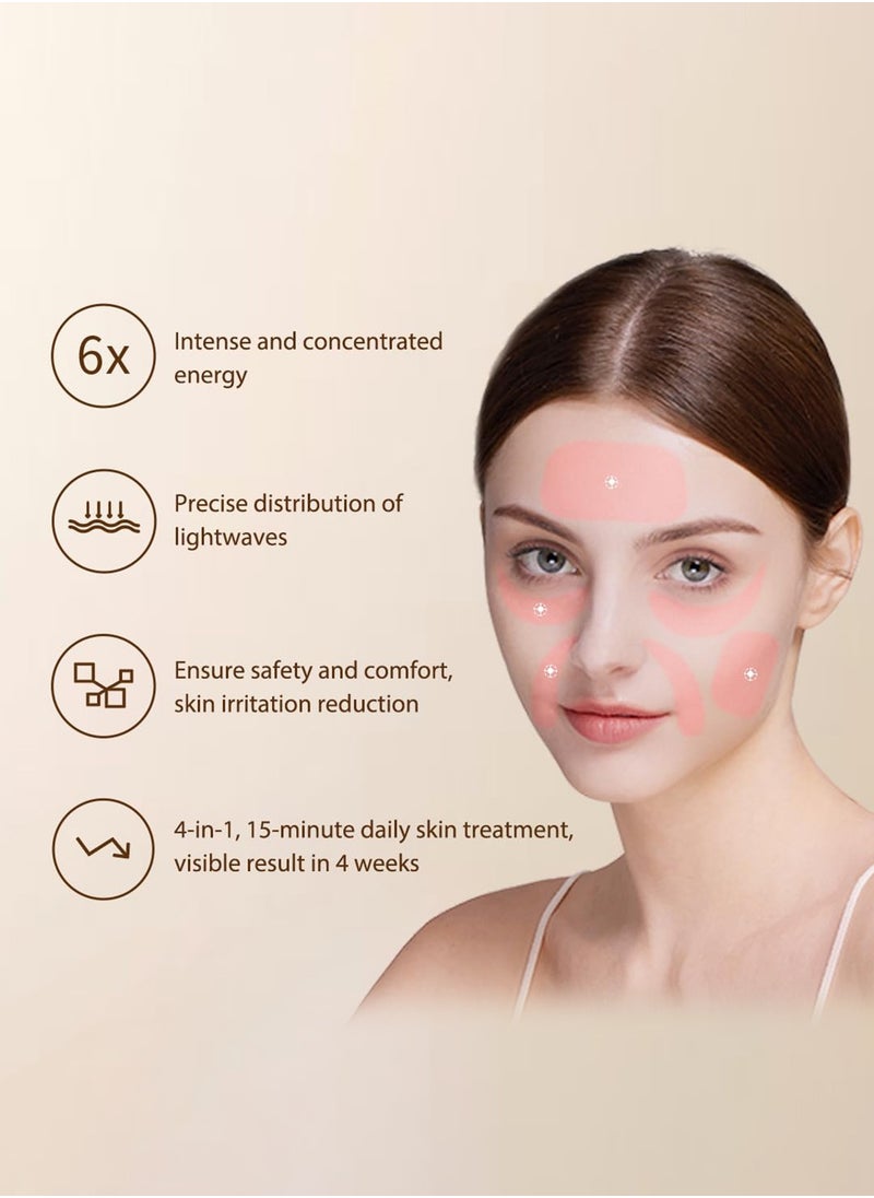 JOVS - JOVS 4D Laser Light Therapy Mask, Red Light Therapy for Face with 4 Different Wavelength Adopted FPT Concentrated Technology, 3 Modes Portable Face Mask for Anti-aging,Clinically Tested and SFDA Cleared. - Image 1