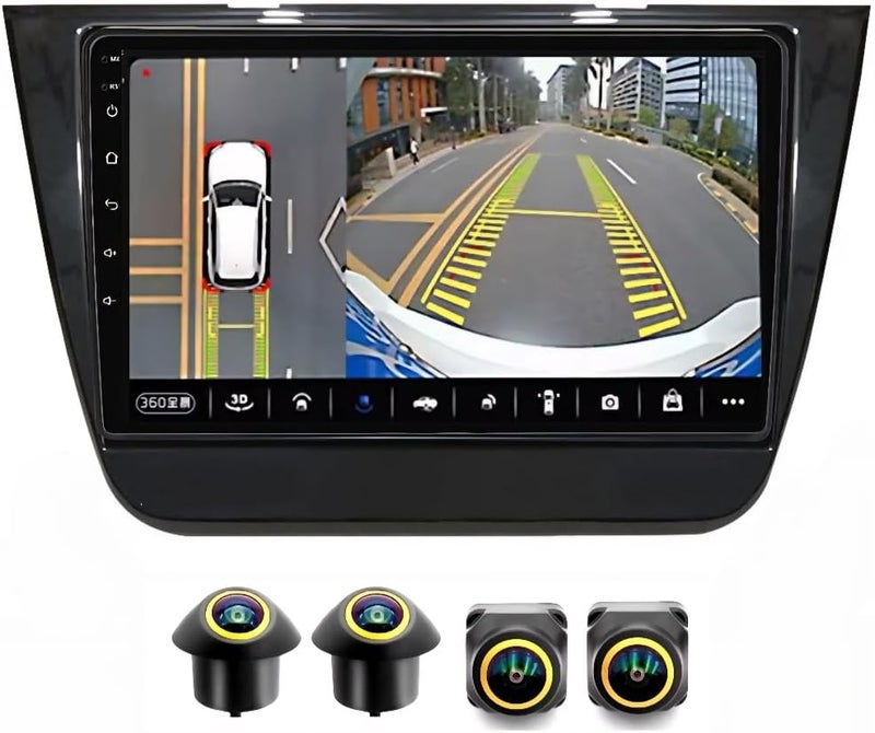 فيريكس ستيريو سيارة MG ZS مناسب لشاشة MG ZS Android مع نظام ملاحة GPS وواي فاي وبلوتوث وCarPlay لاسلكي وAndroid Auto ونسخ احتياطي AHD (4 كاميرات 360D بسعة 32 جيجابايت) - Image 1