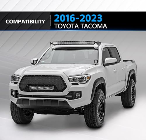 YZONA Ditch Light Brackets Hood Hinge Mount Brackets Kit for Auxiliary Offroad LED Pods Work Light Compatible with Toyota Tacoma 2016 2017 2018 2019 2020 2021 2022 2023 Black 2PCS - Image 3