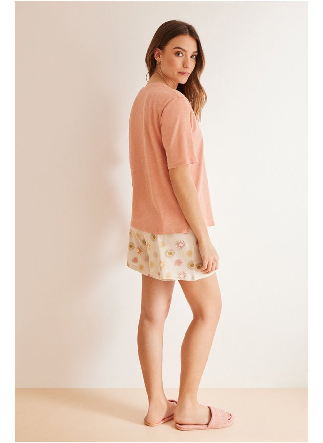 women'secret - Short pajamas with sun print - Image 1