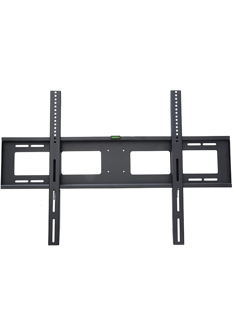 TV Stand Fixed TV Wall Mount Bracket Wall-Mounted TV Stand with Spirit Level and Anti-Drop Baffle Suitable for Most 60-100 Inch - Image 1