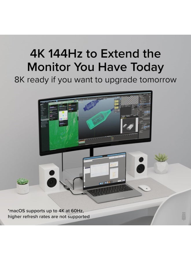 HDMI to USB-C audio and video converter, supports resolutions up to 8K (7680 x 4320) for USB-C compatible displays. - Image 5