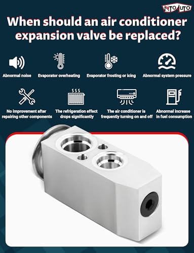 Ntoauto 10221C A/C Expansion Valve Compatible with 370Z Altima GT-R NV1500 NV2500 NV3500 Sentra Tsuru EX35 FX35 FX50 G35 G37 M35 M45 - Image 5