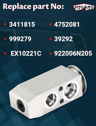Ntoauto 10221C A/C Expansion Valve Compatible with 370Z Altima GT-R NV1500 NV2500 NV3500 Sentra Tsuru EX35 FX35 FX50 G35 G37 M35 M45 - Image 3