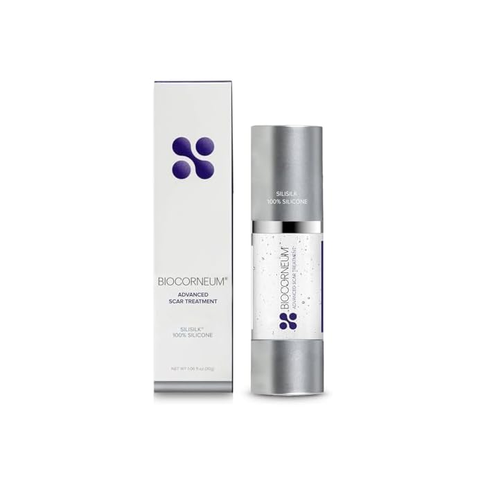 BIOCORNEUM SILISILK Silicone Gel – Professional-Grade Silicone for Visible Scar & Skin Refinement – Soft Touch, Fast-Drying, Hydrating Formula – 100% Silicone Scar Gel – Non-SPF – 1.06 fl oz (30g)