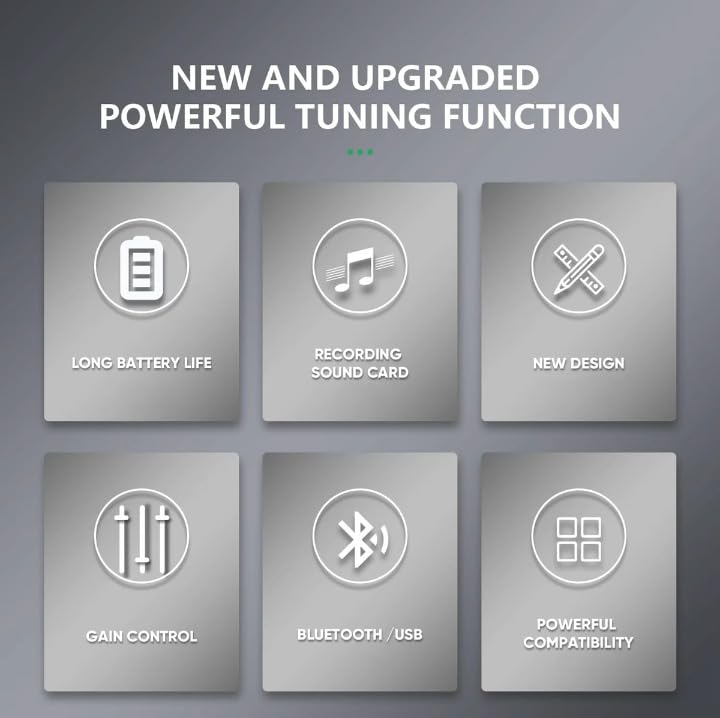 K-H Podcast Mixer Live Streaming Professional Sound Card, Audio Mixer, Voice Changer Soundboard with Audio Interface, Bluetooth, Noise Reduction, Phantom 48V, DJ Mixer Board for Live/Podcasting/Gaming - Image 3