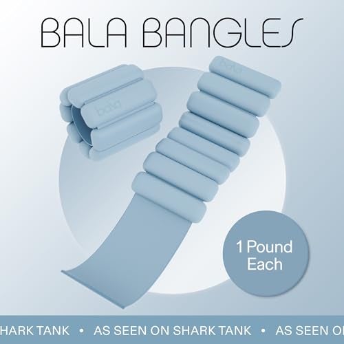 Bala Bangles Wrist & Ankle Weights for Women & Men - Adjustable Silicone Weighted Bracelet Set for Gym, Yoga & Pilates - Arm & Leg Workout Weights - Image 2