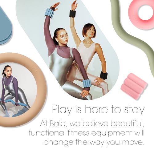 Bala Bangles Wrist & Ankle Weights for Women & Men - Adjustable Silicone Weighted Bracelet Set for Gym, Yoga & Pilates - Arm & Leg Workout Weights - Image 5