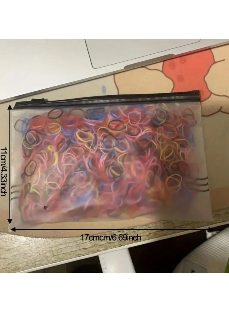 Ucanbe 1000pcs Baby Girls Disposable Colorful Hair Tie Hair Accessories, Ideal choice for Gifts - Image 2