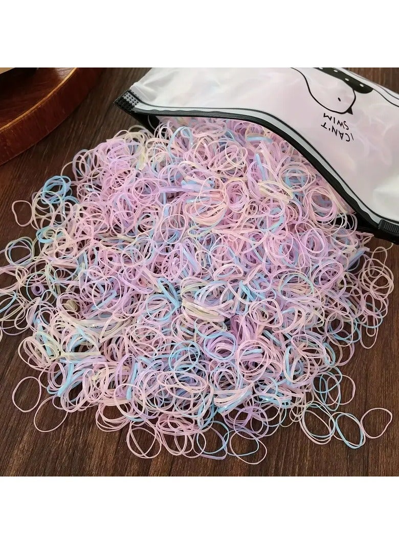 Ucanbe 1000pcs Baby Girls Disposable Colorful Hair Tie Hair Accessories, Ideal choice for Gifts - Image 3