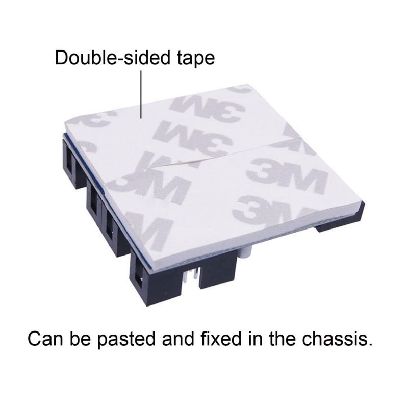 chenyang USB 2.0 Front Panel Header 9Pin/10Pin 1 to 4 HUB 9Pin/10Pin Mainboard Header Extension Adapter Splitter Cable - Image 5